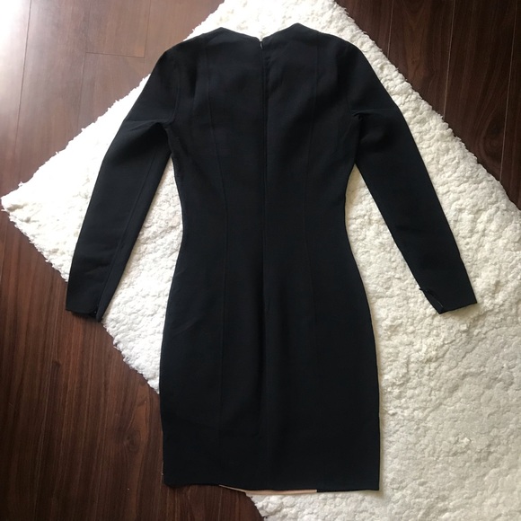 Colorblock Stretch Wool Dress Michael Kors COLLECTION size small - Picture 3 of 8